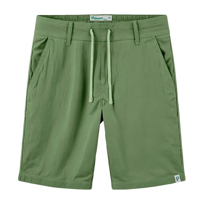 BERMUDA BETEL PALMEIRAS LINHO MASCULINA - VERDE P