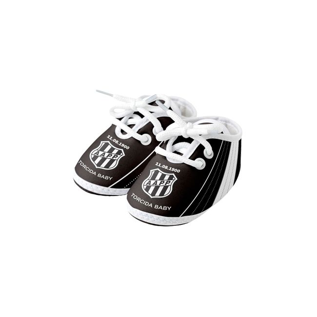 CHUTEIRA TORCIDA BABY PONTE PRETA INFANTIL - BCO/PTO P