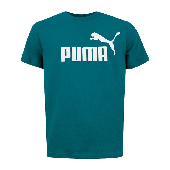 CAMISETA PUMA ESS NO. 1 LOGO JUVENIL - VERDE 10
