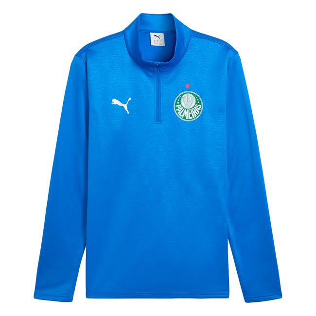 BLUSA DE TREINO PUMA PALMEIRAS WARM SE MASCULINA - ROYAL P