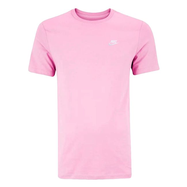 CAMISETA NIKE SPORTSWEAR CLUB MASCULINA - ROSA P