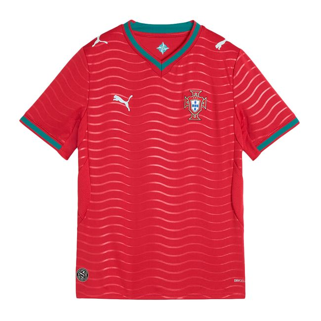 CAMISA PUMA PORTUGAL I 2026 JUVENIL - VERMELHO 08