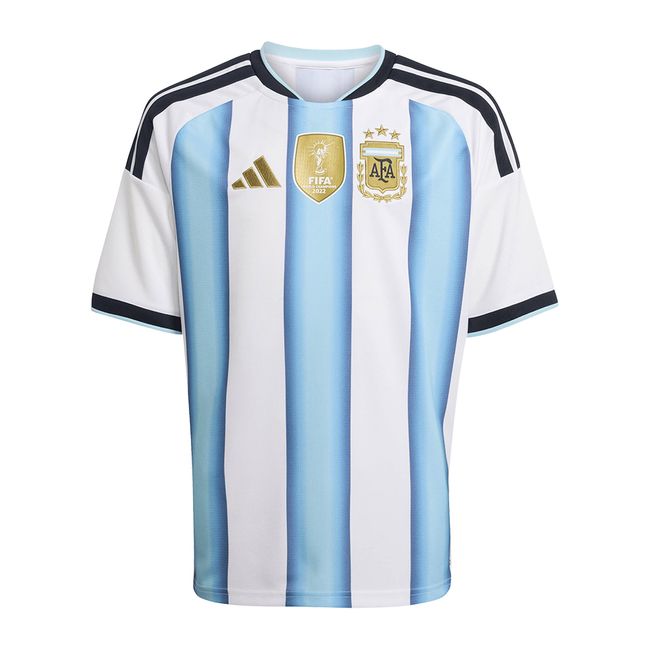 CAMISA ADIDAS ARGENTINA I 2026 INFANTIL - AZUL/BCO 10