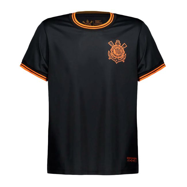 CAMISETA COIMBRA CORINTHIANS LOGO JUVENIL - PTO/LAR 06
