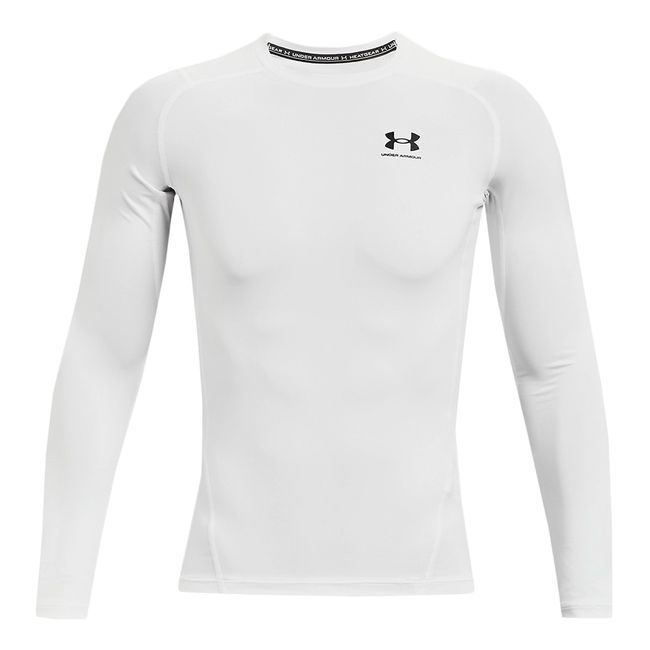 CAMISETA COMPRESSÃO UNDER ARMOUR HEATGEAR MASCULINA - BRANCO M