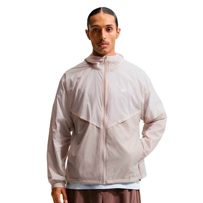 JAQUETA NIKE WINDRUNNER UNLINED UV MASCULINA - BEGE P