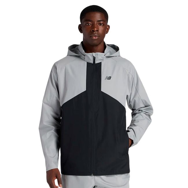JAQUETA NEW BALANCE ACTIVE WOVEN MASCULINA - CZA/PTO M