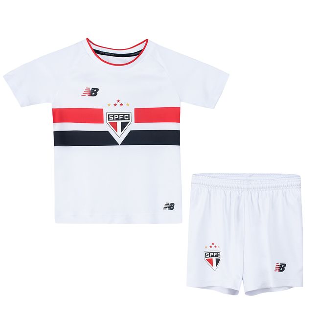 KIT INFANTIL NEW BALANCE SÃO PAULO F.C I 2026 - BCO/VERM 2