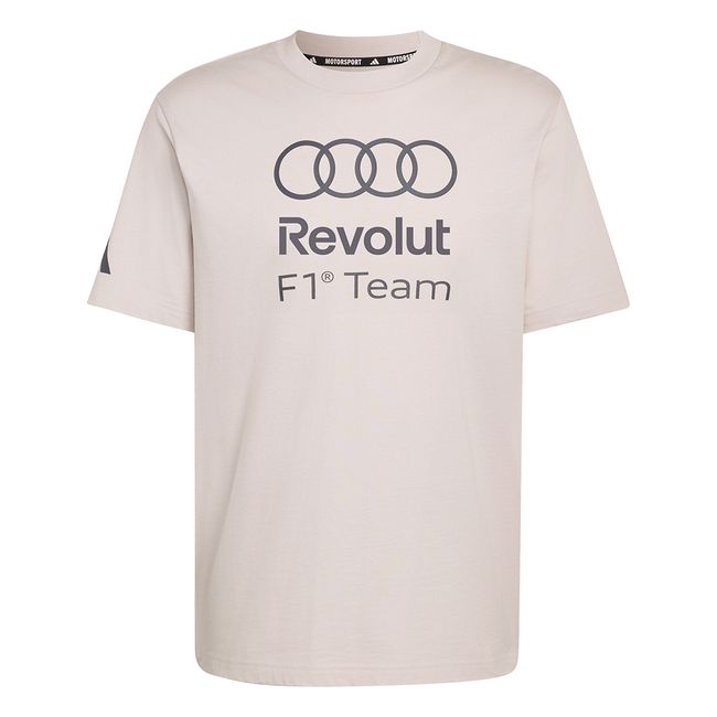 CAMISETA ADIDAS AUDI REVOLUT F1 TEAM DNA MASCULINA - CINZA CLARO M
