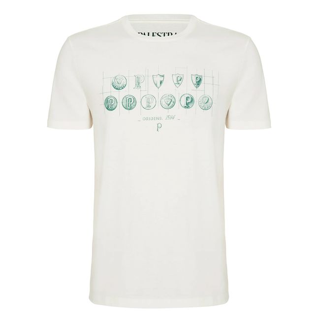 CAMISESTA VESTE PALMEIRAS LOGO ORIGENS MASCULINA - AREIA P