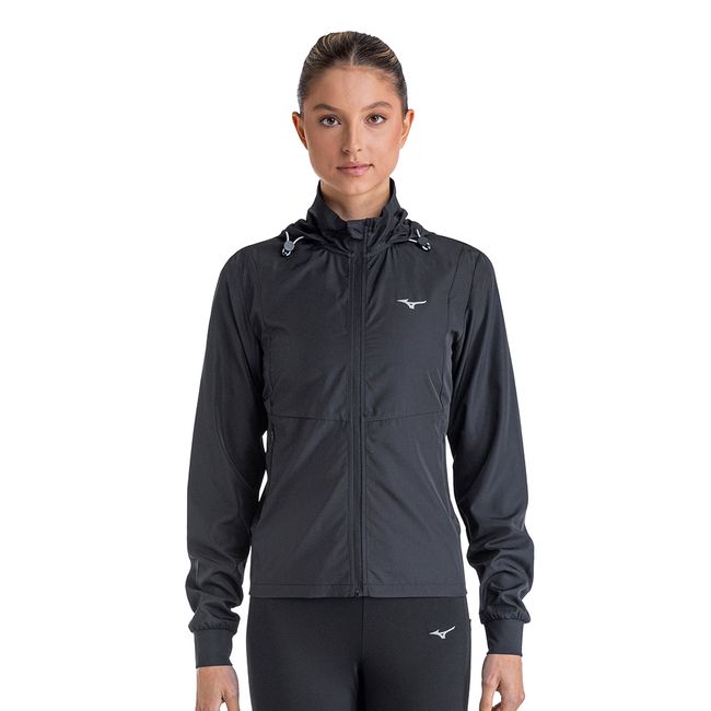 JAQUETA MIZUNO FOCUS NEW FEMININA - PRETO P