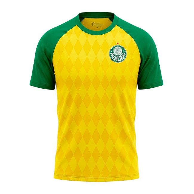 CAMISETA BETEL PALMEIRAS WORLD FEMININA - AMARELO P