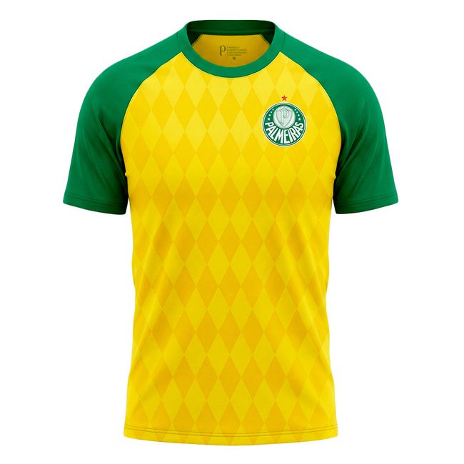 CAMISETA BETEL PALMEIRAS WORLD MASCULINA - AMARELO P
