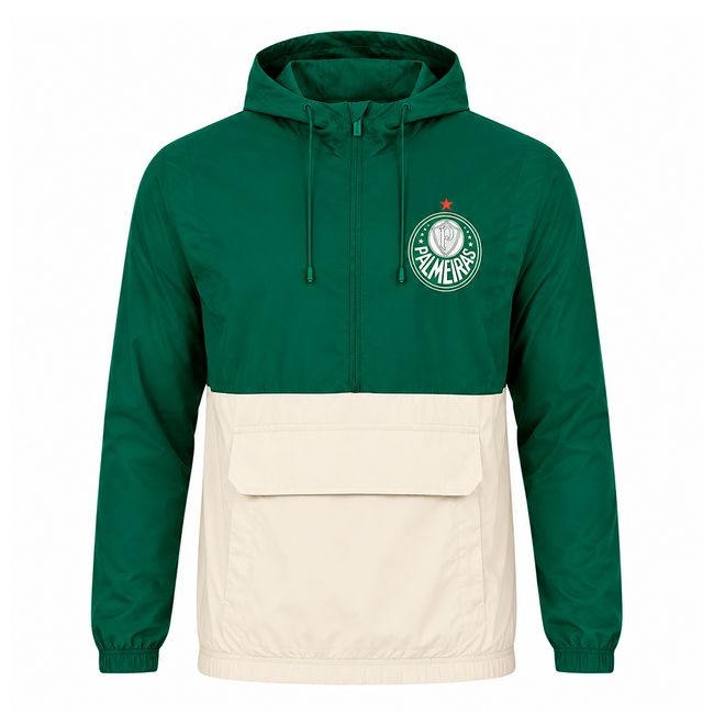 JAQUETA BETEL PALMEIRAS PACKABLE ALVIVERDE MASCULINA - VERDE P