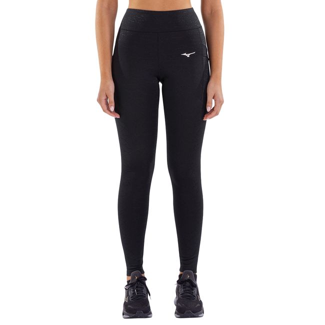 CALÇA LEGGING MIZUNO JACQUARD NEW FEMININA - PRETO P