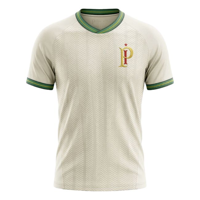 CAMISETA BETEL PALMEIRAS TRADIÇÃO MASCULINA - OFF WHITE P