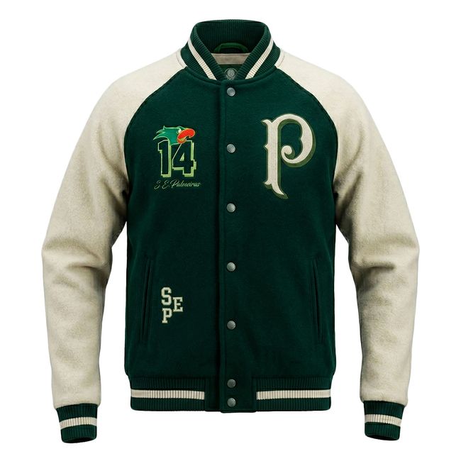 JAQUETA BETEL PALMEIRAS COLLEGE MASCULINA - VERDE P