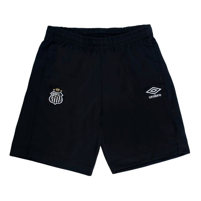 BERMUDA DE VIAGEM UMBRO SANTOS 2026 MASCULINA - PRETO P