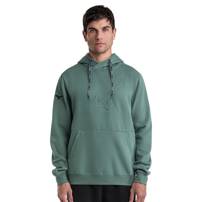 BLUSA DE MOLETOM MIZUNO SOFT II MASCULINA - VERDE M