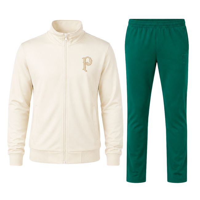 AGASALHO BETEL PALMEIRAS MALHA I MASCULINO - AREIA/VDE P