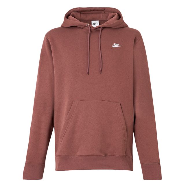 BLUSA DE MOLETOM NIKE CLUB FLEECE MASCULINA - MARROM P