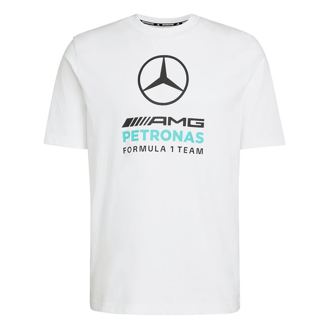 CAMISETA ADIDAS MERCEDES-AMG PETRONAS F1 TEAM DNA MASCULINA - BRANCO P