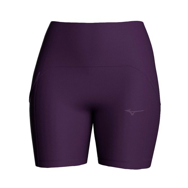 SHORT MIZUNO SOUL FIT LOGO FEMININO - ROXO P