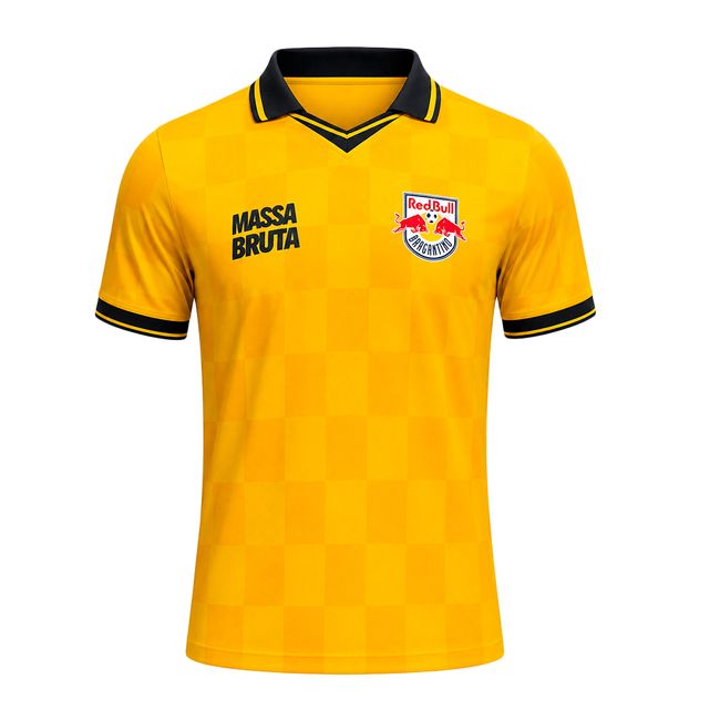 CAMISA POLO OCEÂNICA RED BULL BRAGANTINO COPA JUVENIL - AMARELO 08