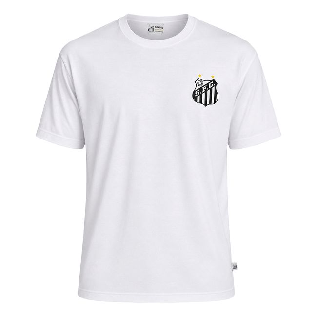CAMISETA SURF CENTER SANTOS MEMÓRIAS OVERSIZED MASCULINA - BRANCO M
