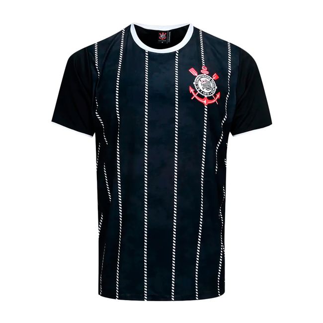 CAMISETA BRAZILINE CORINTHIANS CORINTO INFANTIL - PRETO 06