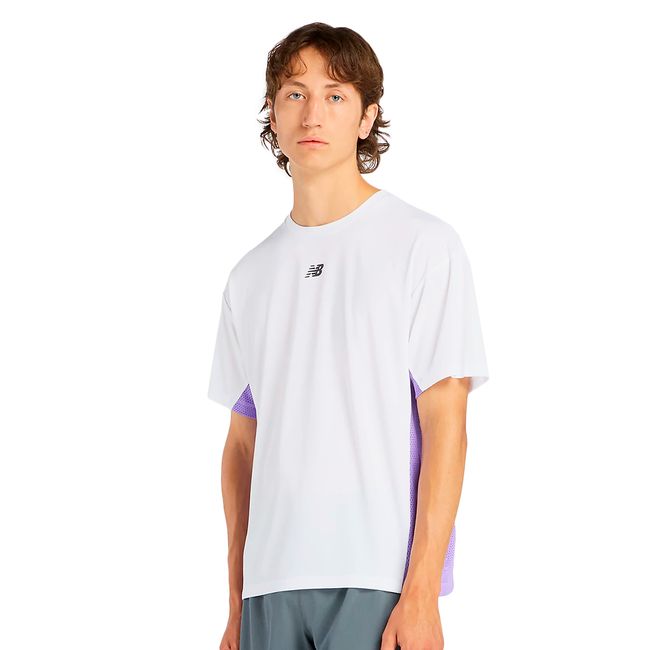 CAMISETA NEW BALANCE FAST DAYS MASCULINA - BRANCO P